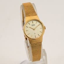 送料無料 Vintage SEIKO Ref.1400-0120 女性用 クォーツ腕時計 ゴールド 手錶 古董錶 復古手錶 日本直送