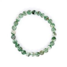 寶麗金珠寶-天然翡翠綠幽靈水晶手珠