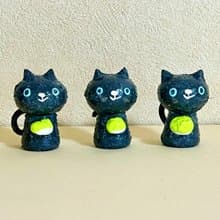 創作ミニこけし くろねこちゃん