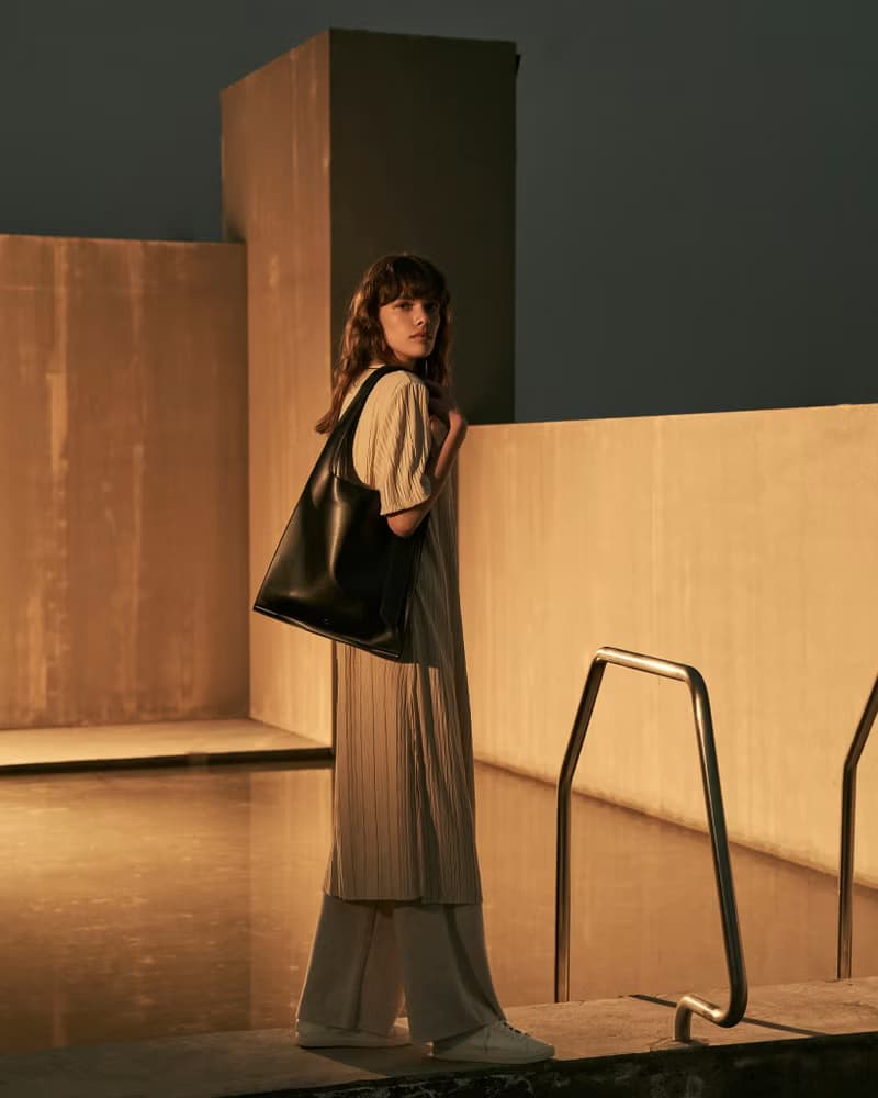 BO Shopper 玉米基皮革 側背包 大包 黑色