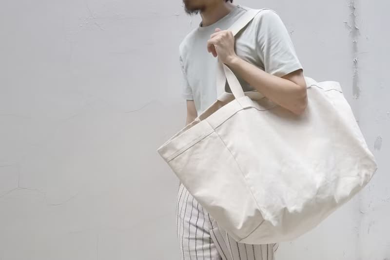 步野  厚磅帆布托特袋  L