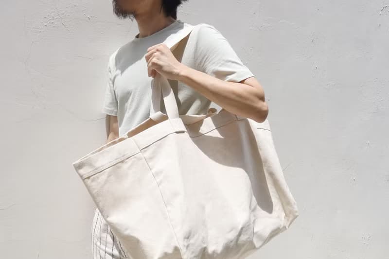 步野  厚磅帆布托特袋  L