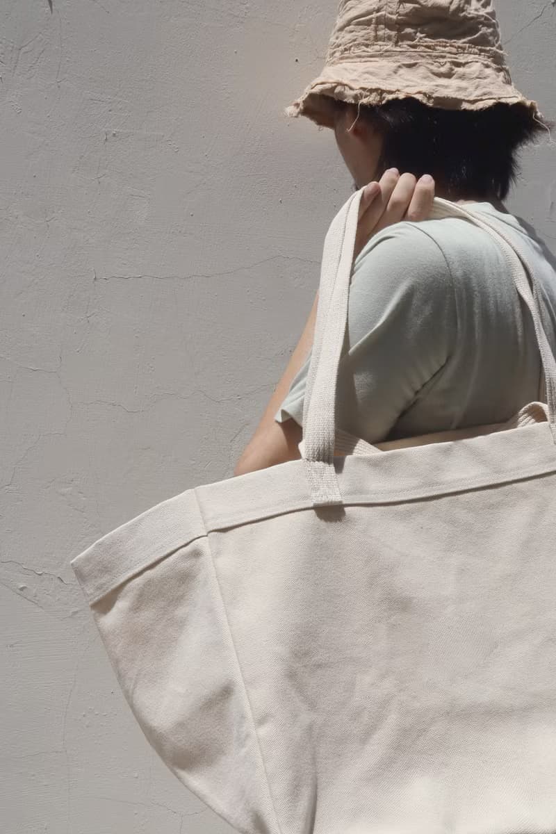 步野  厚磅帆布托特袋  L