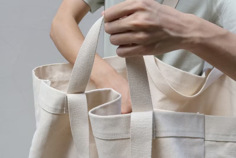 步野  厚磅帆布托特袋  L