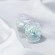 【招財神獸】飄綠花翡翠貔貅擺飾 | 天然緬甸玉翡翠A貨