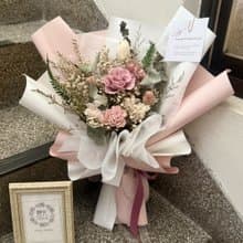 【粉色玫瑰花束】畢業花束　母親節花束　生日送禮花束