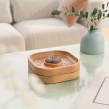 方窗之花 - 擴香飾品收納盒 / 國產材實木製 零錢鑰匙收納