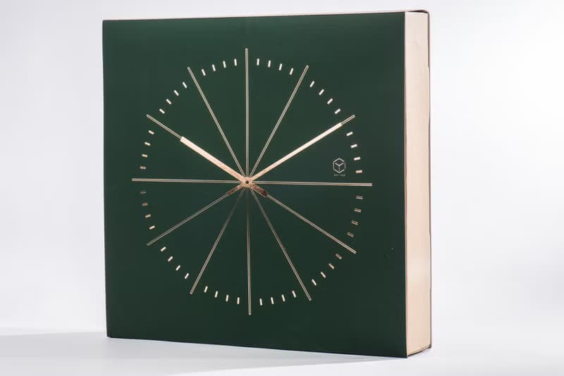 【奇鈺家居】一片大理石鐘風格家居飾品蛇紋石