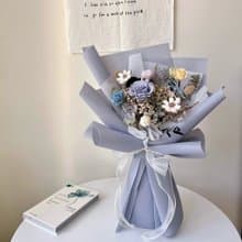 海洋之心 永生玫瑰花束 情人節花束