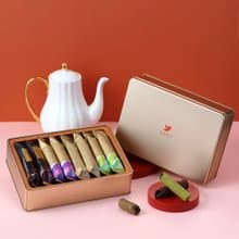 青鳥旅行 奢華禮盒-真巧蛋捲禮盒 16入