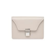 Modic Buckle 3 Layer Accordion Card Wallet Warmgray
