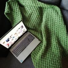 Green blanket soft knit bedspread interior blanket graduation gift