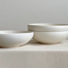 無光白 六吋深缽