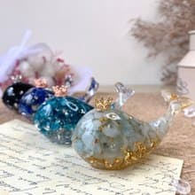 水晶 鯨魚 M號 | 天然石手作 | 居家擺飾 療癒小物 | 海藍寶