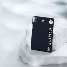 Slimca超薄錄音卡進化版 黑色 SD卡讀取 方便攜帶 放識別證套皮包
