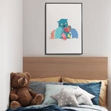 一起聽故事-臥房掛畫/兒童房/滿月禮/民宿/北歐/空間擺設/邊櫃