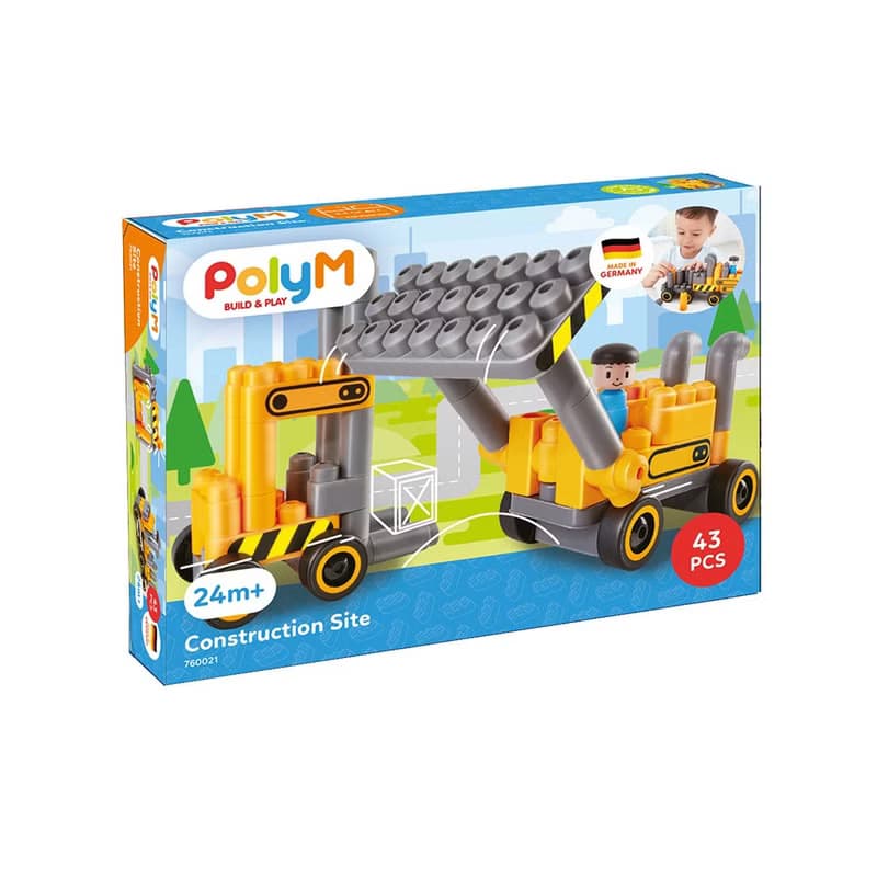 【創意積木】德國PolyM 建築工地組