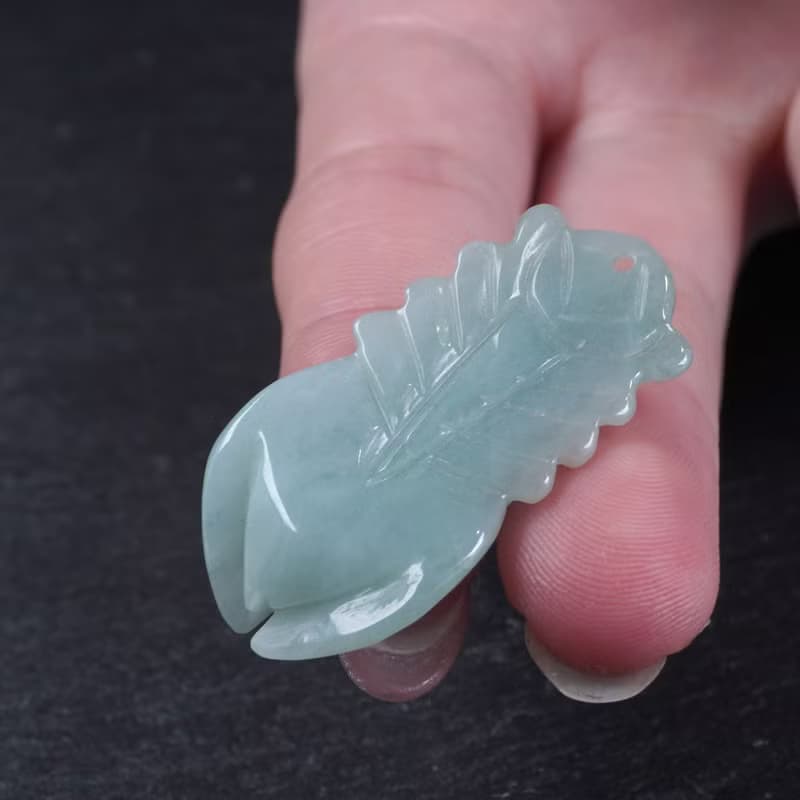 【一鳴驚人】冰糯翡翠玉蟬吊飾 | 天然緬甸玉翡翠A貨 | 送禮