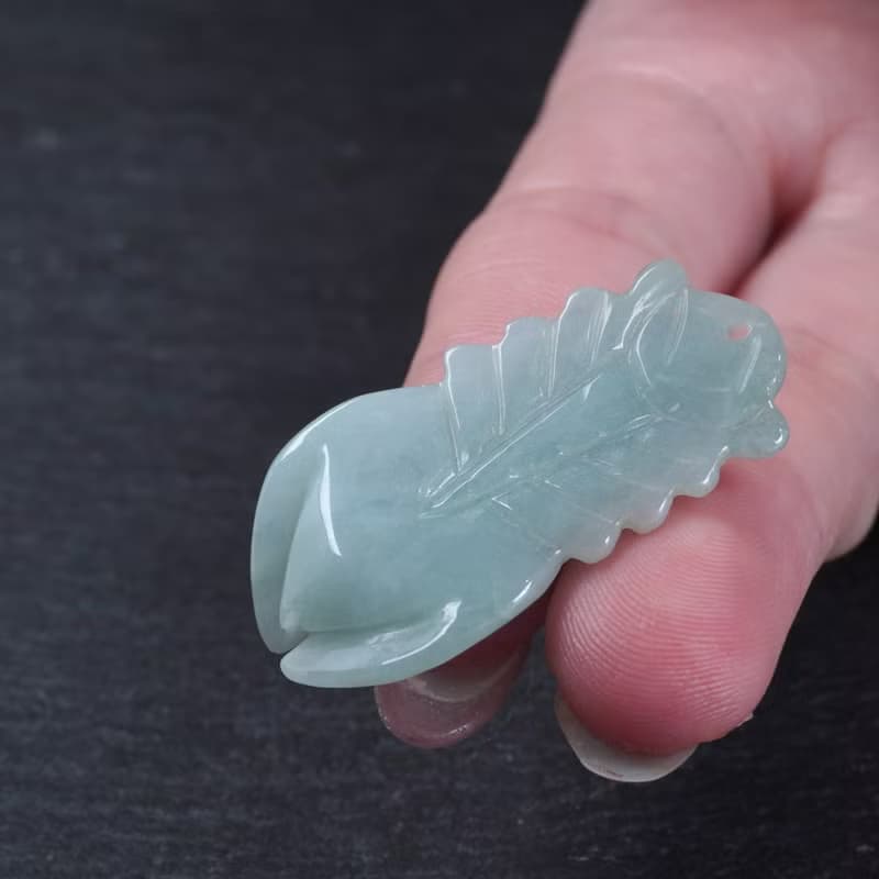 【一鳴驚人】冰糯翡翠玉蟬吊飾 | 天然緬甸玉翡翠A貨 | 送禮
