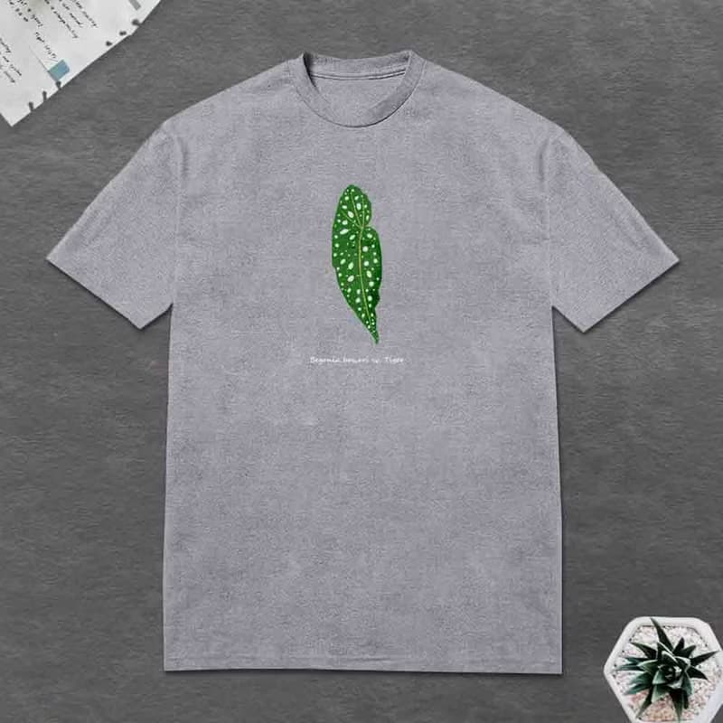 植物 星點秋海棠 觀葉植物 T恤