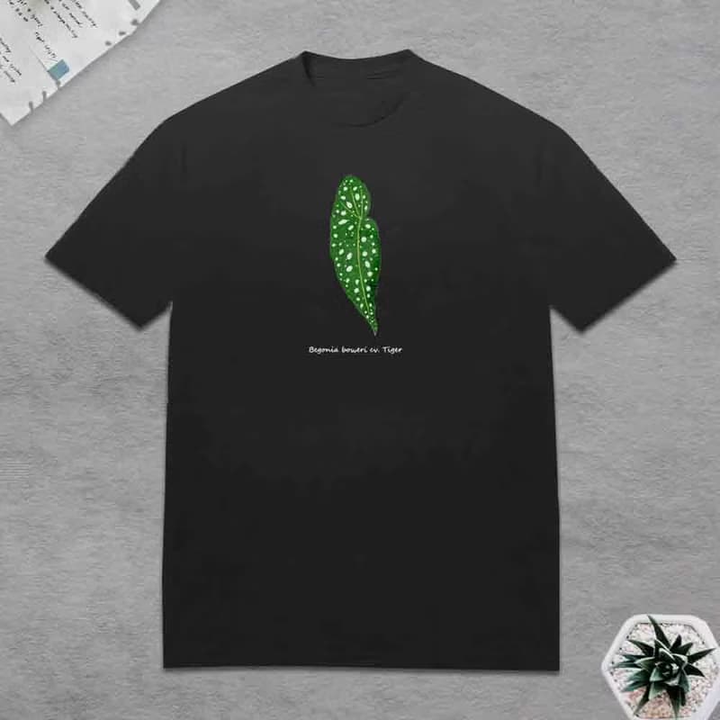 植物 星點秋海棠 觀葉植物 T恤