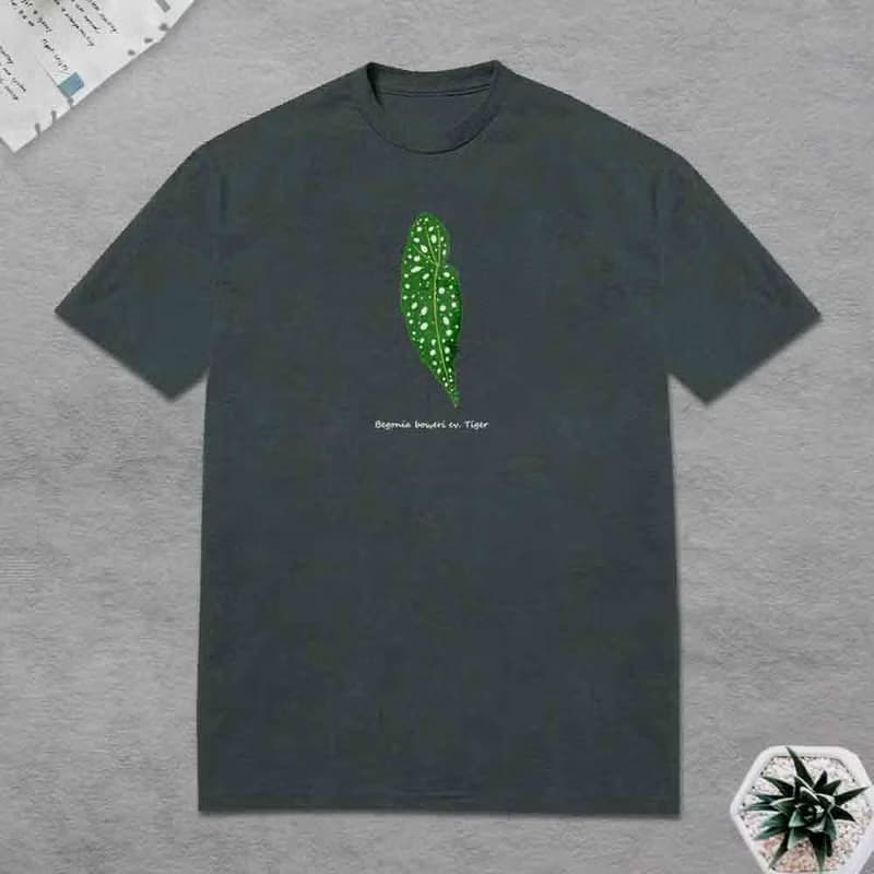 植物 星點秋海棠 觀葉植物 T恤