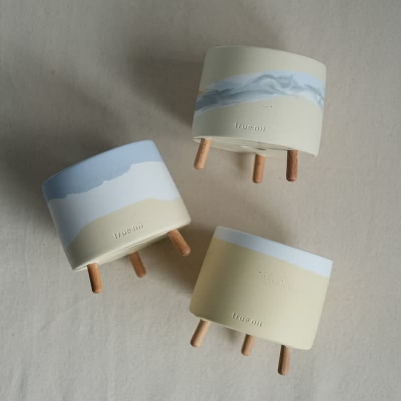 初泥 true nii | 長腳的水泥盆(L) -Palette 晴空煦陽