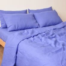 Violet linen duvet cover / Softened linen / Comforter cover / Quilt cover