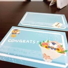 畢業花束 - 畢業明信片 - 系列2