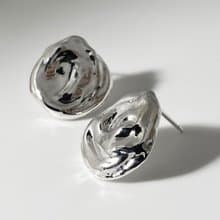 Flow earring / 流淌 不對襯耳飾 (一對)