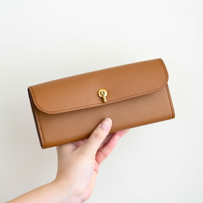 香港製  手工皮革 錢包 長夾 長錢包 長銀包 山羊皮 LW1003