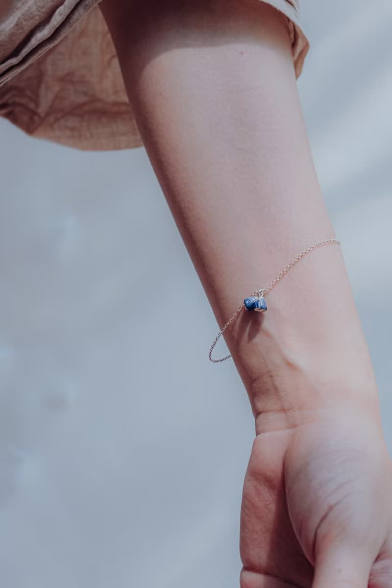 Clochette青花瓷純銀手鍊/青花瓷飾品