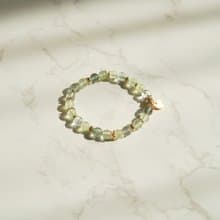 綠幽靈葡萄晶14KGF手鍊