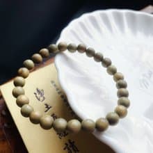 天然 綠檀木 木珠 手鍊 禮物 長輩禮 感受原木迷人香氣