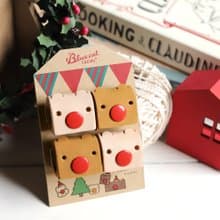 聖誕禮物/聖誕節交換禮物 Xmas Tinny 真皮革集線器 聖誕麋鹿