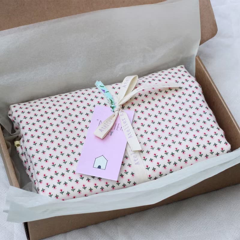 Made in Korea flower cotton muslin baby swaddle blanket, 新生兒 出産祝い, 布  ブランケッ,韓國