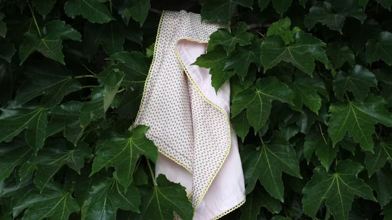 Made in Korea flower cotton muslin baby swaddlblanket, 新生兒 出産祝い, 布 gift