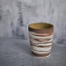絞胎系列 - 茶杯 陶器