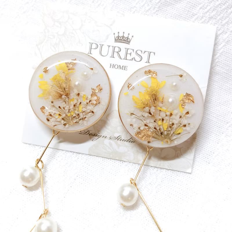 PUREST HOME 仲夏の戀 (可拆式) 垂墜耳環/附禮盒