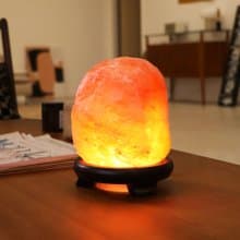 2-5kg 玫瑰鹽燈 I 特製底座 I 財位推薦 化煞淨化磁場