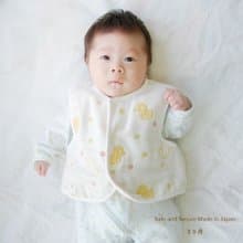 【日本OP mini】嬰兒六重紗背心 咕咕雞