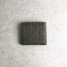 【 日本直送　名牌中古包 】CELINE セリーヌ ブラゾン 財布 ブラウン ジャガード 二つ折り財布 vintage ヴィンテージ オールド es6cxj