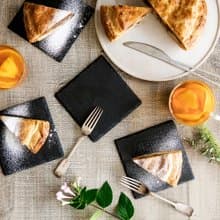 質感餐具 | 日本BRUNO Slate岩板餐盤-四入組 (附)