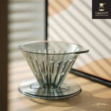 TIMEMORE泰摩冰瞳手沖咖啡濾杯(黛黑色)送10張濾紙
