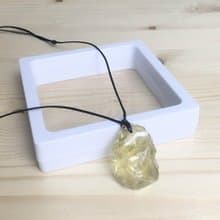 |原石吊墜系列|黃水晶(項鍊x鎖骨鍊x皮繩x手工製作)