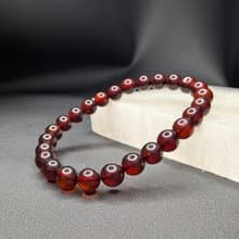 血珀 Blood Amber 7mm 手串 手鍊 天然水晶