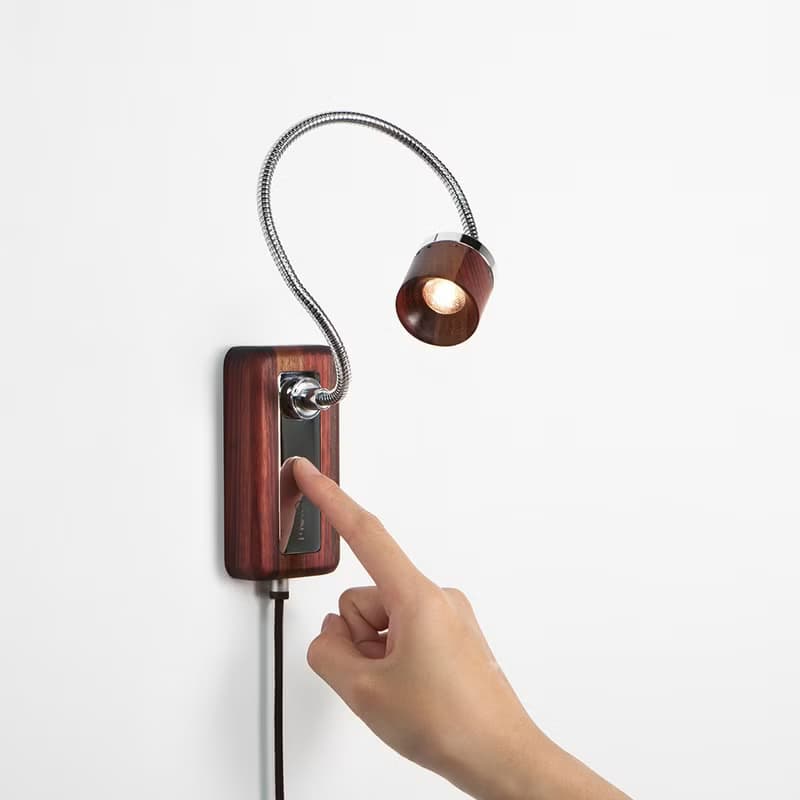 Whims LED木質閱讀壁燈 ∣ 觸控式三段調光 ∣ 愛地球版