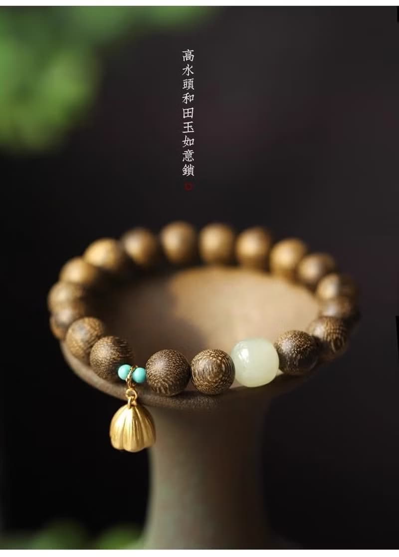 【沉香手串】8mm老料沉香木佛珠單圈飾品簡約時尚大氣百搭