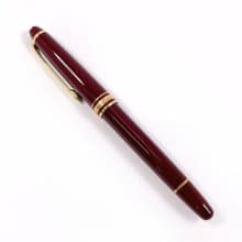【日本直送 中古美品】モンブラン MONTBLANC 万年筆 4810 マイスターシュティック クラシック 145 合成樹脂/K14ゴールド ボルドー