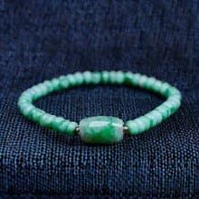 【萬事亨通】飄陽綠翡翠路路通手鍊 | 天然緬甸玉A貨翡翠 | 送禮